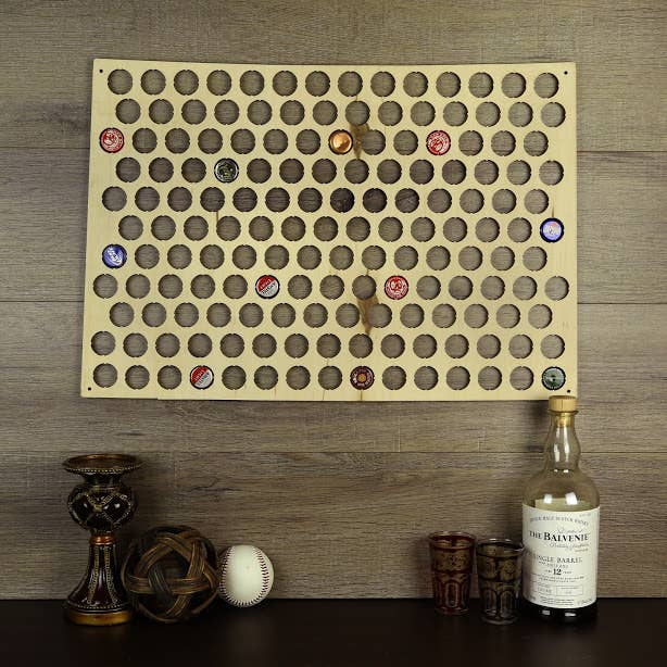 Torched Products – Engroshandel 3D-vægkunst – Mænds gave tilstand øl cap kort - Beer Cap Collector/Display109