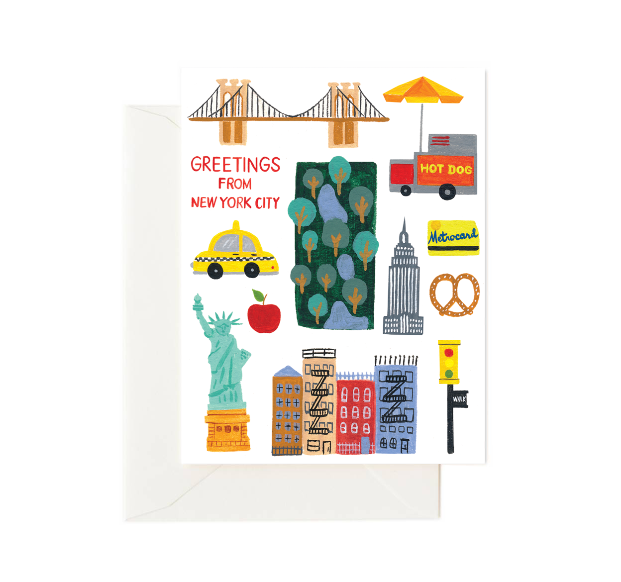 Forage Paper Co. - Wholesale Everyday Greeting Card - Greetings from New York City Card, New York City Card0
