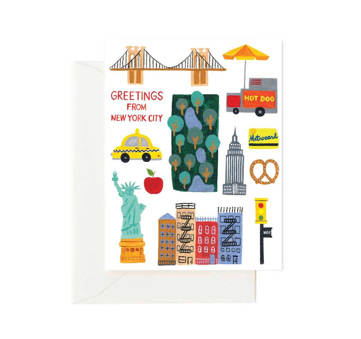 Forage Paper Co. - Wholesale Everyday Greeting Card - Greetings from New York City Card, New York City Card
