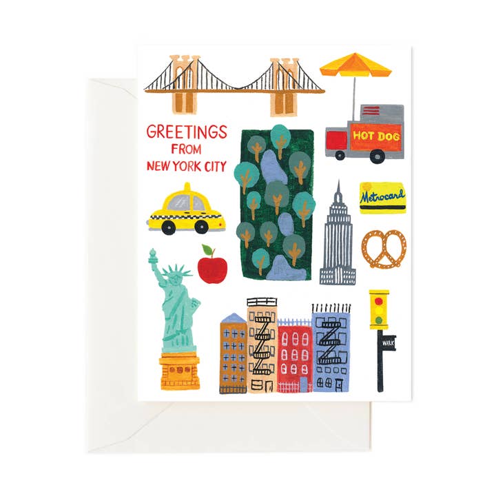 Forage Paper Co. - Wholesale Everyday Greeting Card - Greetings from New York City Card, New York City Card0