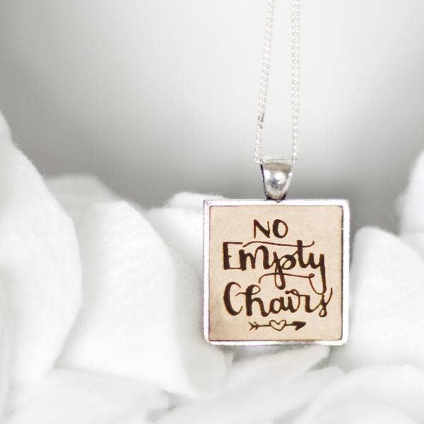 Little Allegory - Wholesale Pendant/Charm Necklace - No Empty Chairs Necklace3
