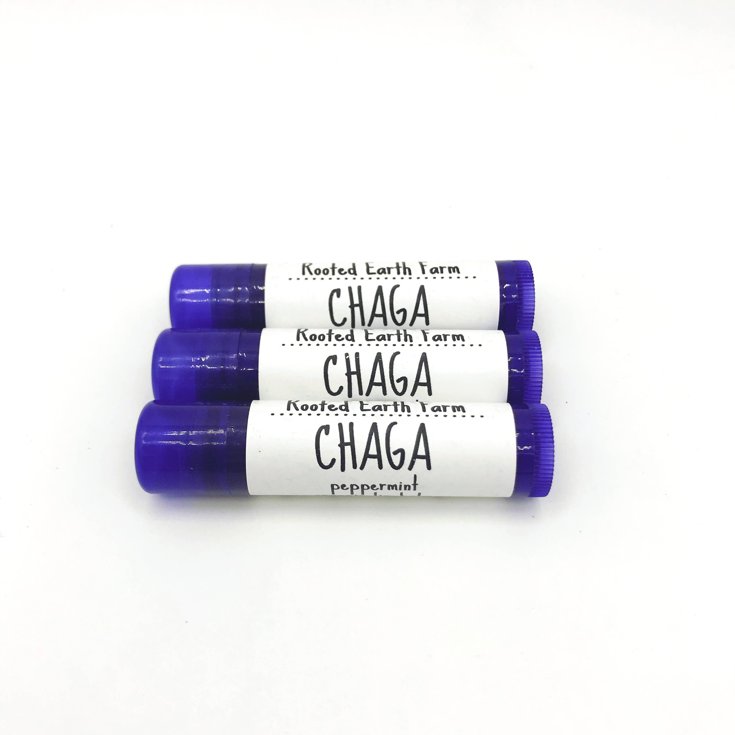 Rooted Earth Farm + Apothecary - Wholesale Lip Balm - Chaga Lip Balm - 3 Scent Options0