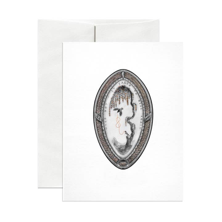 Weep Not Foil Greeting Card for wholesale by Open Sea