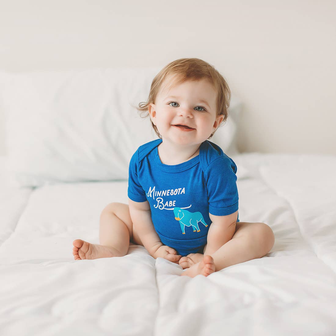 Sweetpea and Co. - Wholesale Bodysuit (Non-Footed) - Baby - Minnesota Babe baby onesie, Baby Bodysuit4