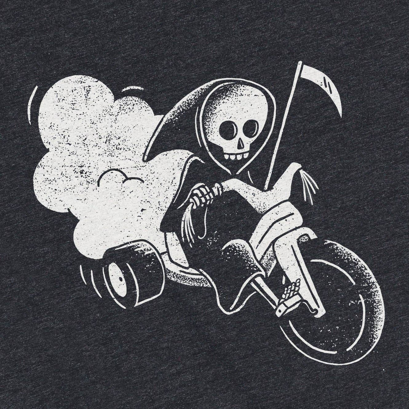 Factory 43 - Wholesale Screen Printed T-Shirt - Unisex - Death Wheel Unisex Shirt1
