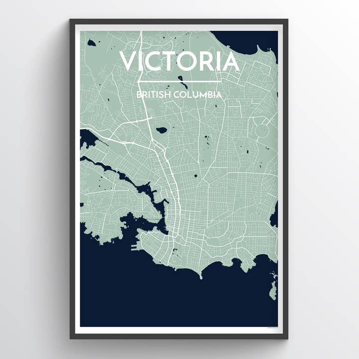 Victoria City Map for wholesale by Point Two Design Group