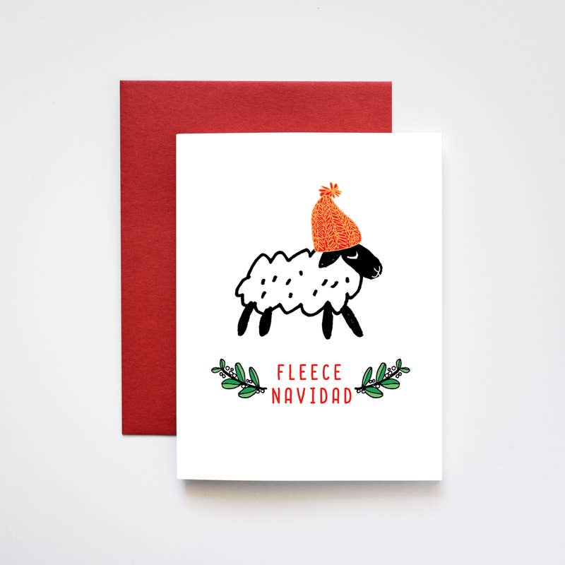 ILOOTPAPERIE - Wholesale Christmas Card - Fleece (Feliz) Navidad Greeting Card