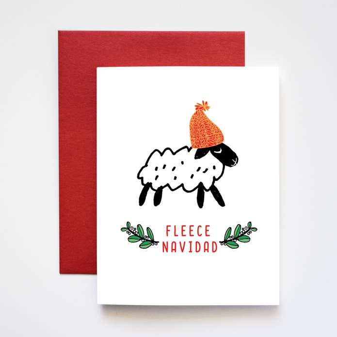 ILOOTPAPERIE - Wholesale Christmas Card - Fleece (Feliz) Navidad Greeting Card