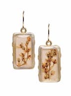 Vigne Argent Petit Rect. Boucles d'oreilles pour la vente par Shari Dixon