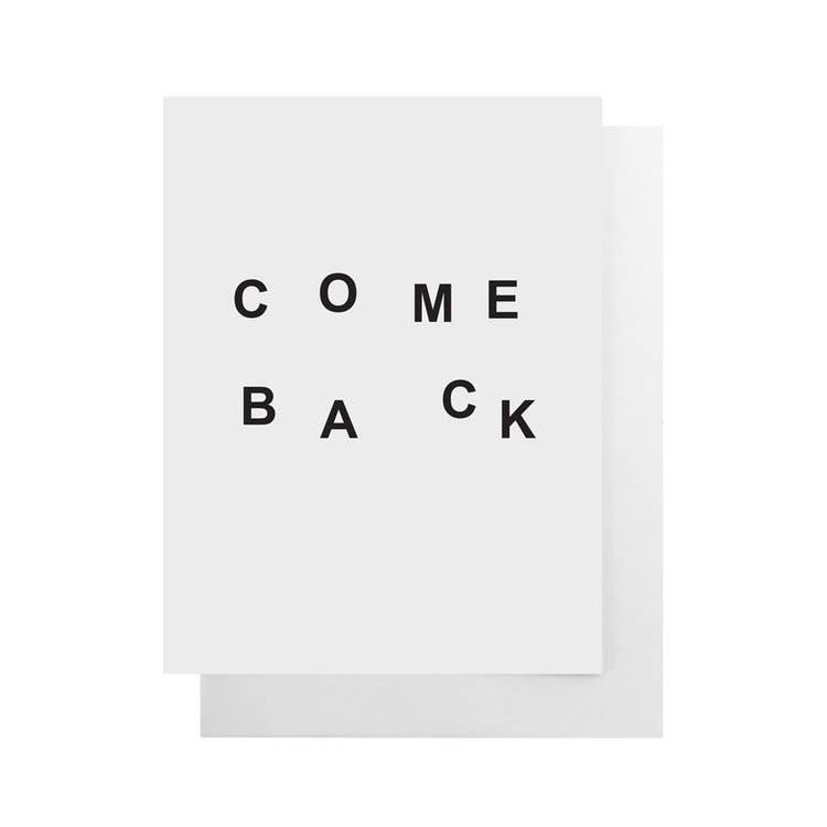 REMOVED BRAND - Wholesale Thinking of You Card - Come Back Card0