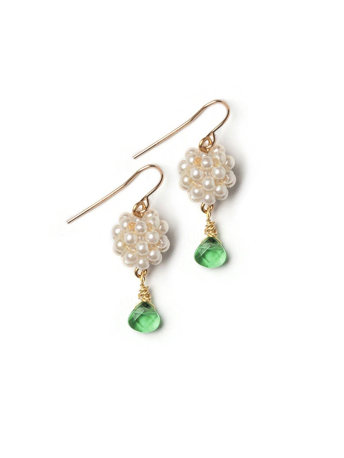 Elements Jill Schwartz - Wholesale Dangle Earrings - Pearly Ball Earrings