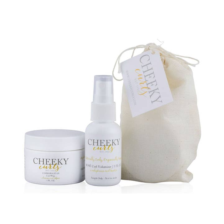 1 oz. Mini Sample Set: Curl Whip + Curl Volumizer for wholesale by Cheeky Curls