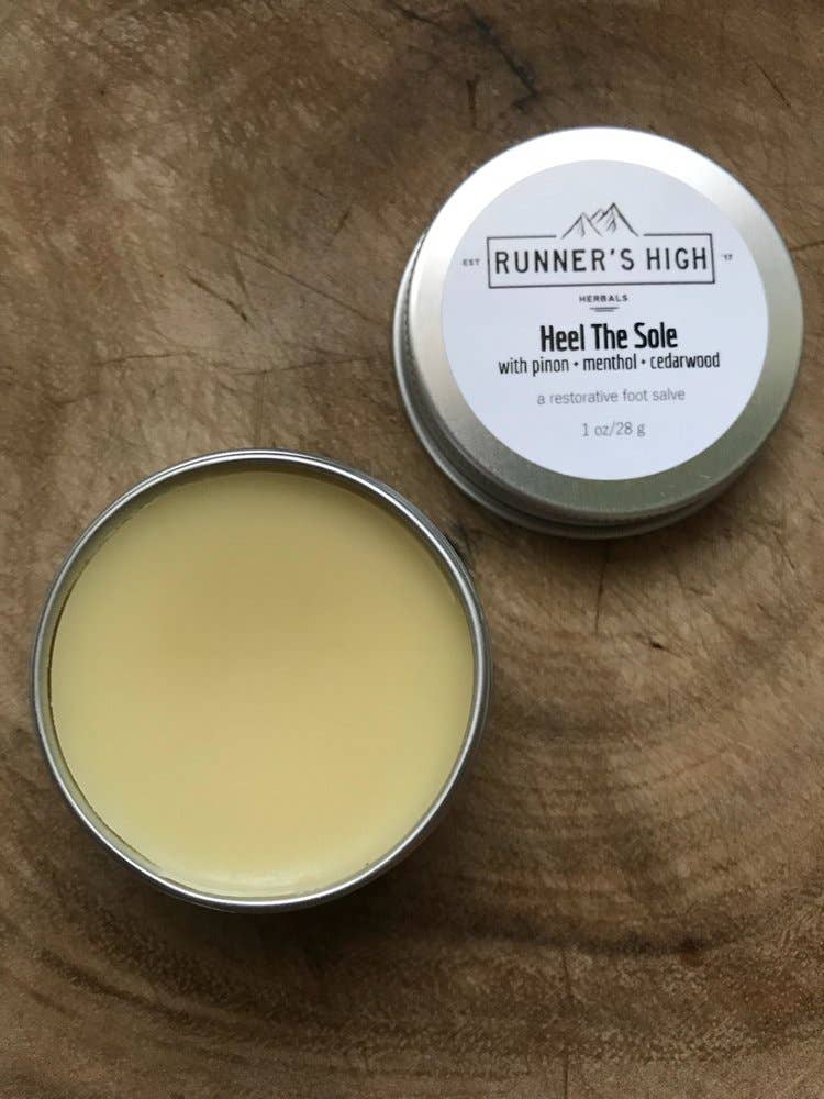 Runner’s High Herbals - Wholesale Foot Cream - Heel The Sole Tin | Restorative Foot Salve - 1 oz0