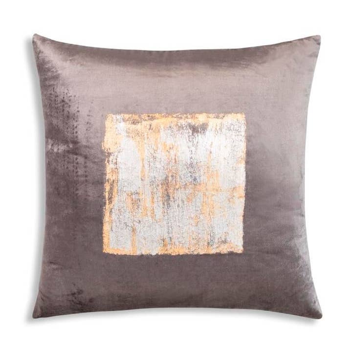 Verona Charcoal Velvet Pillow for wholesale by Cloud 9 Design