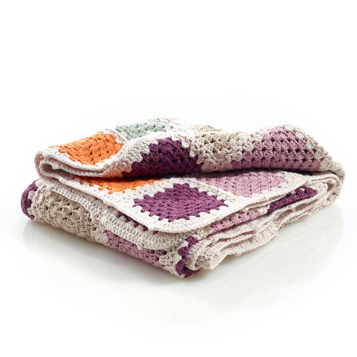 Handmade Granny Square Baby Blanket in Purple and other Purchase Wholesale carpinteria granell. Free Returns & Net 60 Terms on Faire trending on Faire.