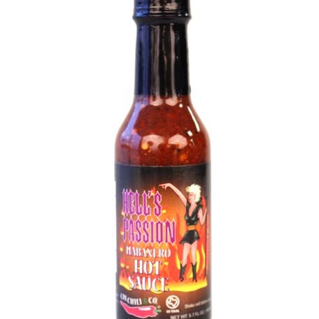 Cin Chili & Company - Wholesale Hot Sauce - Hell's Passion Habanero Hot Sauce