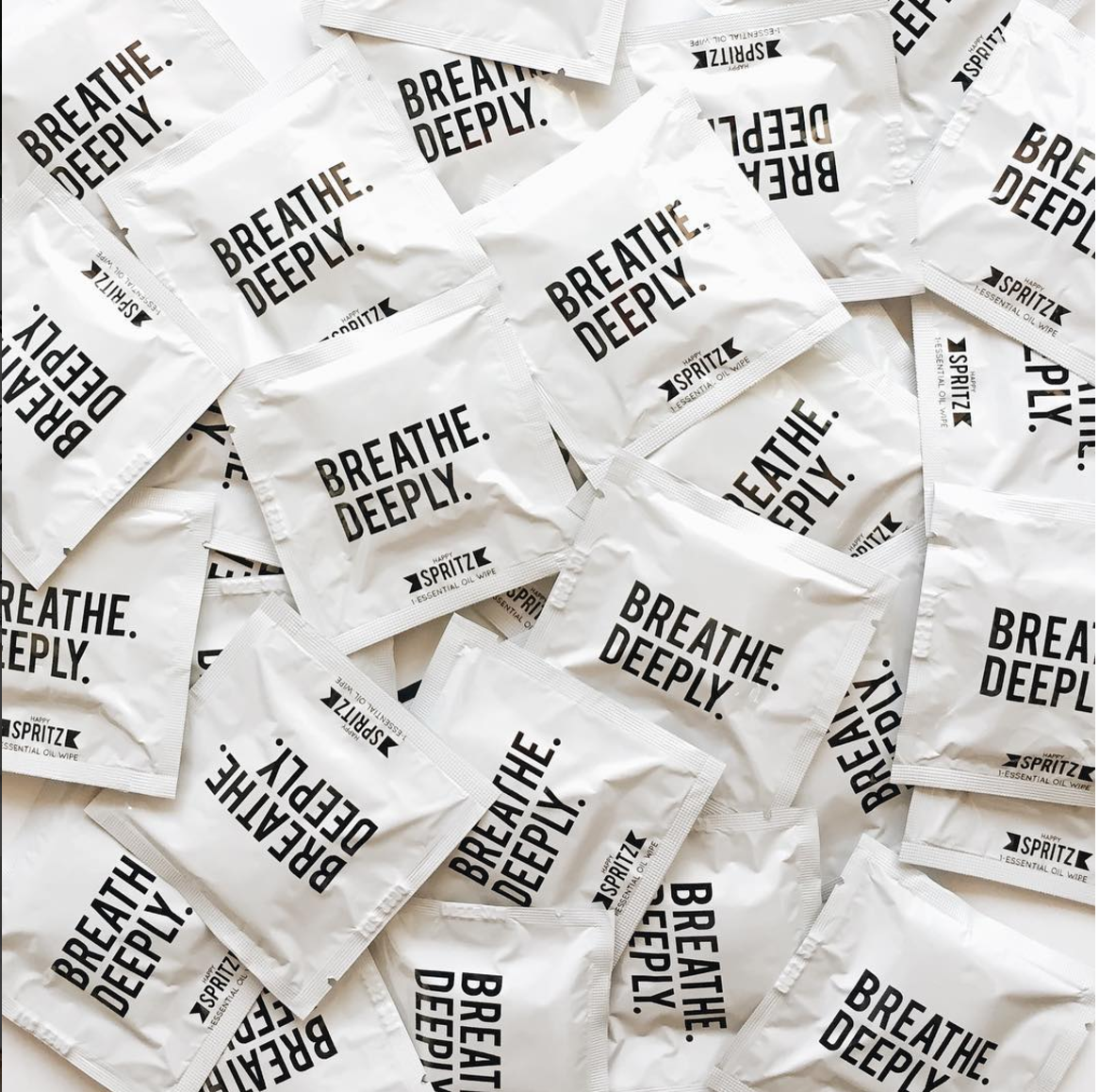 Happy Spritz - Wholesale Essential Oil - Breathe Deeply Towelettes 7 Day Bag6