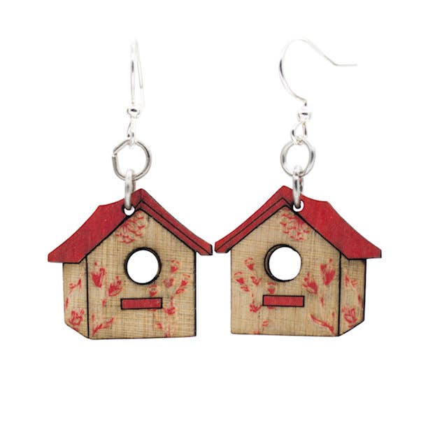 Orecchini Bird House Blossom per la vendita all'ingrosso da parte di Green Tree Jewelry