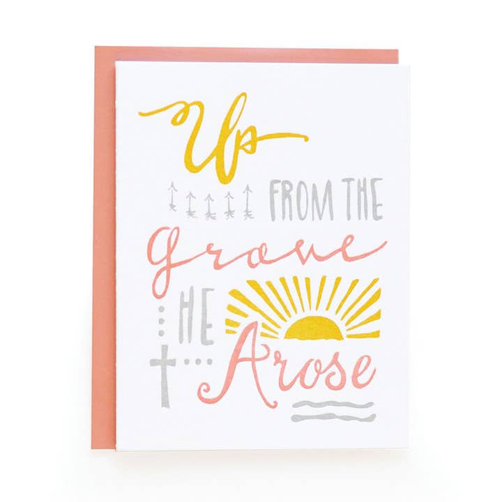 He Arenose | Tarjeta de letra de Pascua para venta al por mayor de Wild Ink Press