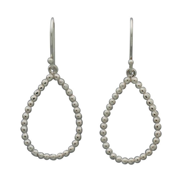 Oorbel met kralen voor wholesale door Indigo Sterling Silver