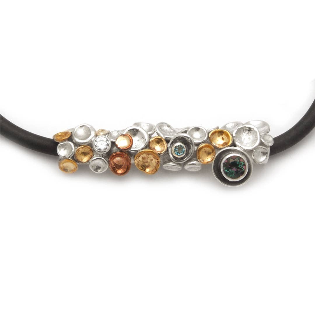 Tamara Kelly Designs - Wholesale Pendant/Charm Necklace - Pebbles on the Beach Pendant - Fresh Water Pearl Accent0