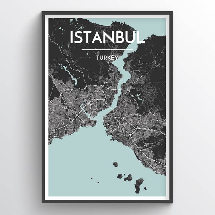 Istanbul City Carte pour la vente par Point Two Design Group