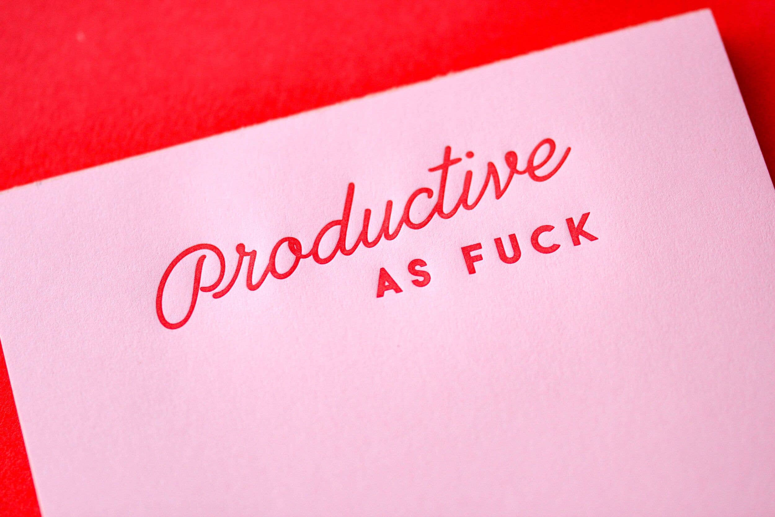 M.C. Pressure - Wholesale Notepad - Productive AF Notepad2