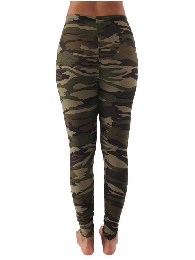 ITZON - Wholesale Athletic/Lounge Leggings - Women's - PL149 Camo Legging - Regular1