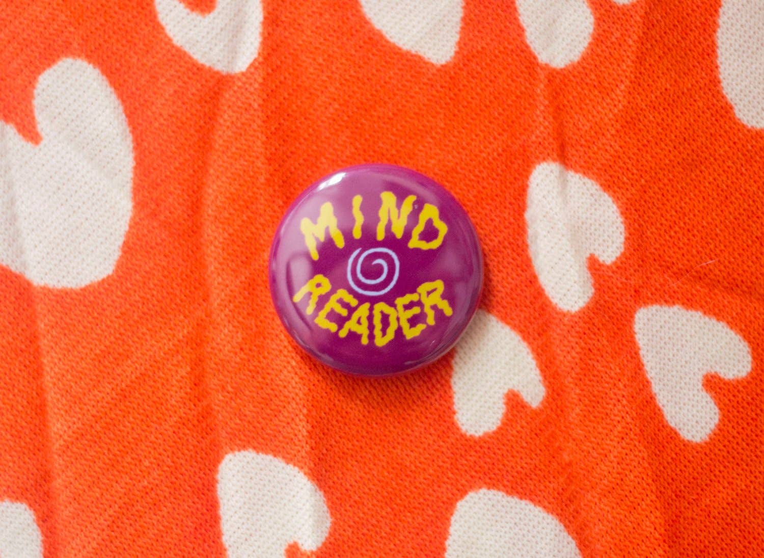 Midge Blitz - Wholesale Lapel Pin/Button - Mind Reader One Inch Button2