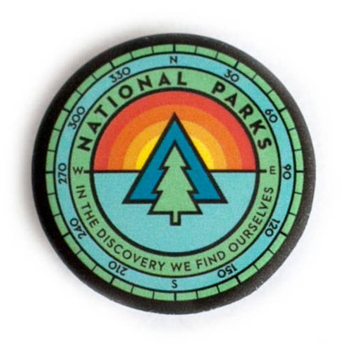 Button - Tree Compass for wholesale by Ello There Outdoors