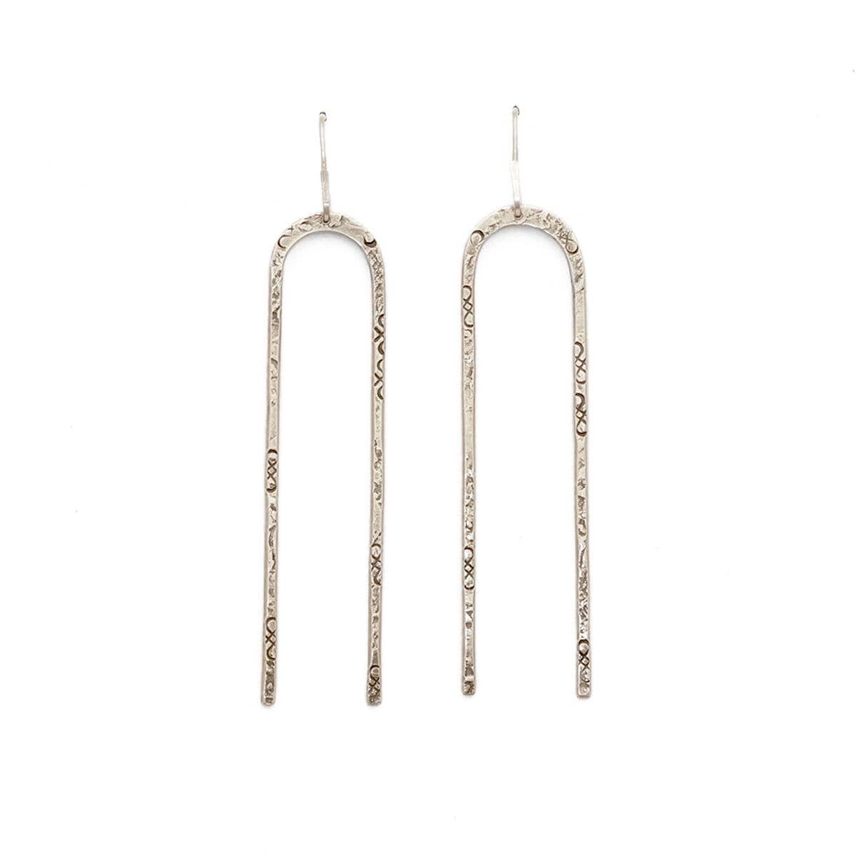 From The Reliquary - Wholesale Dangle Earrings - Mihrab Earrings in Silver1