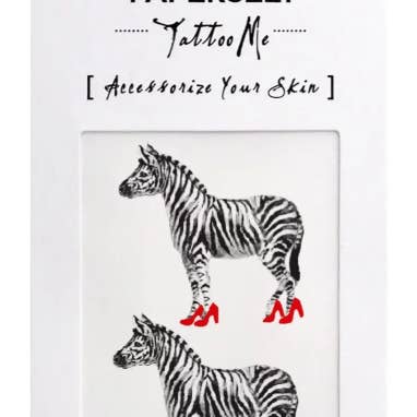 PAPERSELF - Vendita all'ingrosso Tatuaggi temporanei - Tatuaggi temporanei con pantofole rubino1