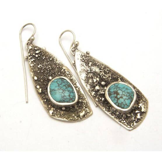 Retikulerat örhänge med turkos för wholesale av Tamara Kelly Designs