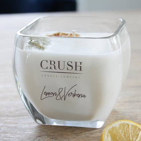 Lemon and Verbena Candle for wholesale by Crush Candle Company