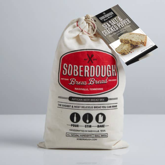 Soberdough – wholesale Bread mix – Sea Salt and Cracked Pepper - Half Case0