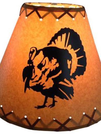 12'' Turkey Lamp Shade for wholesale by Reel Lamps