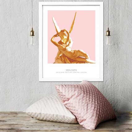 12” x 16” Eros/Cupid Art Print for wholesale by The National Anthem