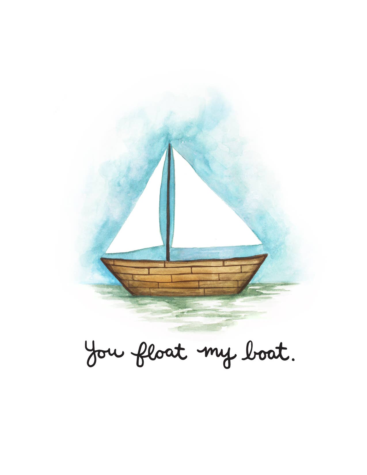 Everbloom Paper – wholesale Kärlekskort – Flyta mitt båtkort1