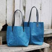 Hawks & Doves - Wholesale Tote Bag - Women's - Rustic Tote Short, Made in NC, Full Grain Leather4