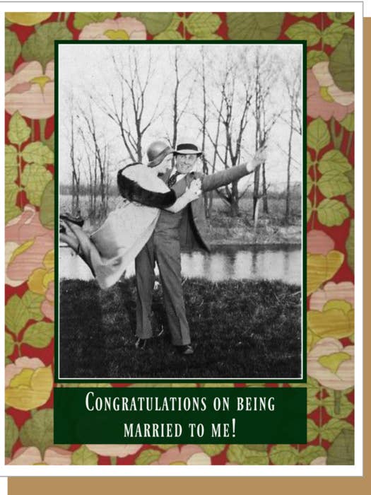 Carte Married To Me - Love pour la vente par Ümlaut Brooklyn