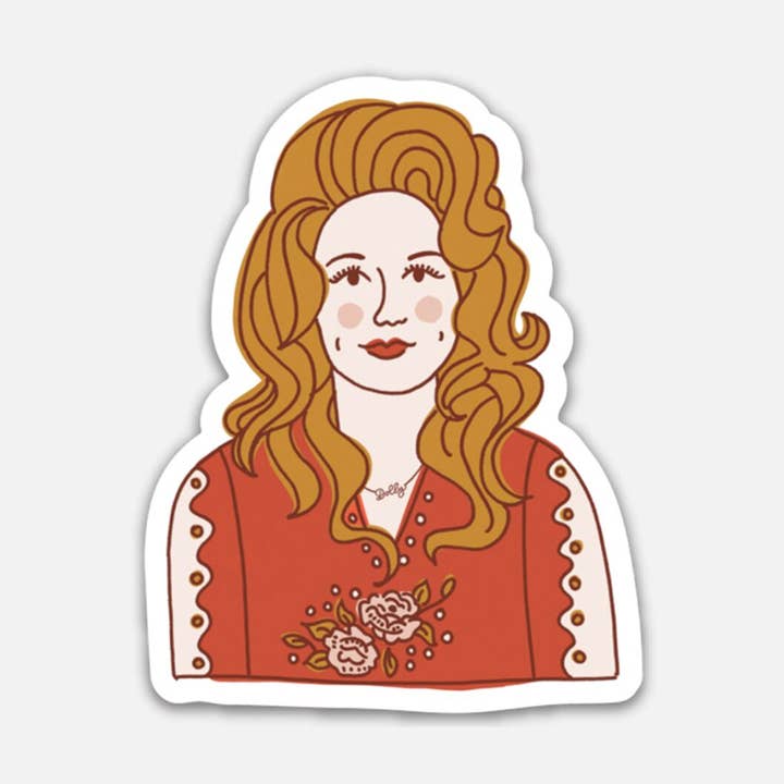 Dolly Parton (Vinyl Sticker) for wholesale by Joanna Dee