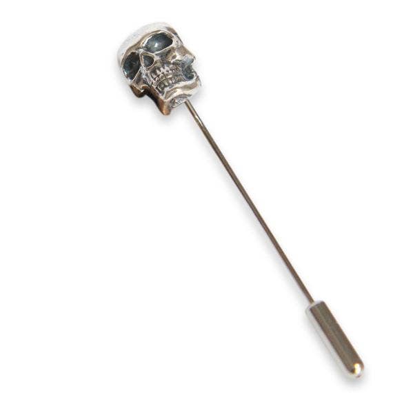 Human Skull Ascot Stick Pin for wholesale by Moon Raven Designs