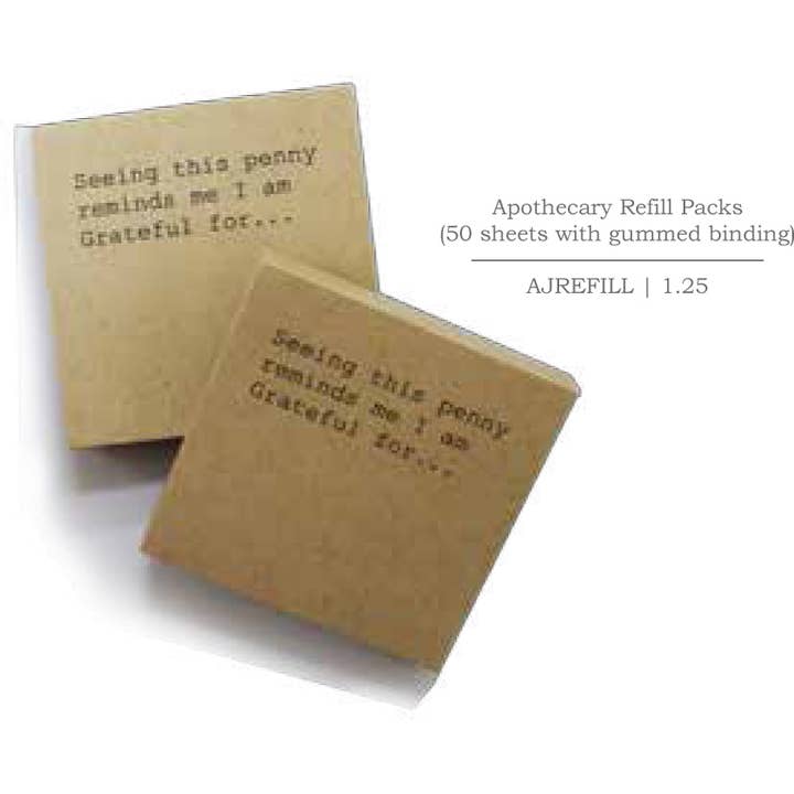 Apothecary Refill Pad for wholesale by Studio Penny Lane