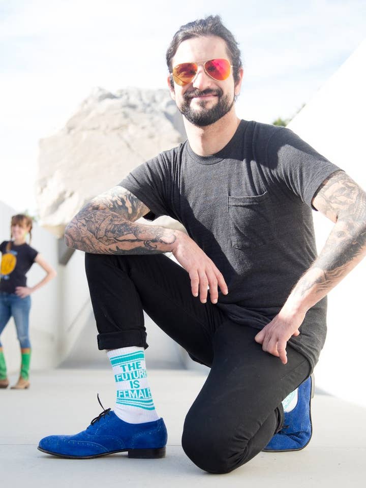 Gumball Poodle - Wholesale Socks - Unisex - The Future is Female Gym Crew Socks4