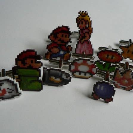 Abotoaduras não olhe agora por atacado de 8-Bit Zero