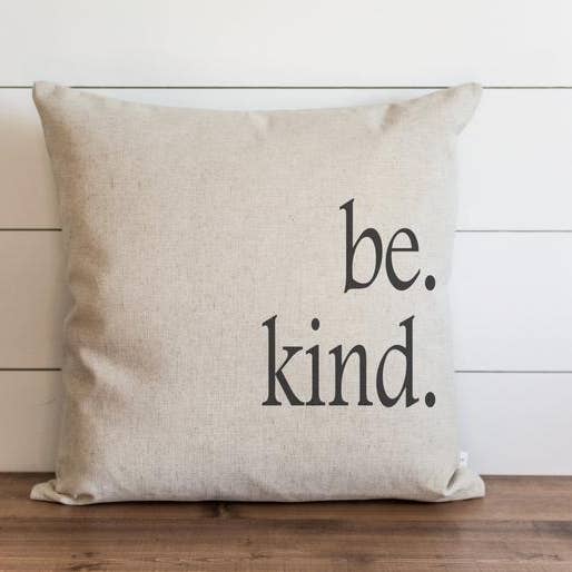 Porter Lane Home - Wholesale Throw Pillow Cover - Be Kind Pillow Cover0