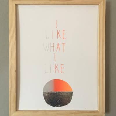 PRINT - JEG KAN LIDE, HVAD JEG KAN LIDE for engroshandel hos Cosmic Peace Studio