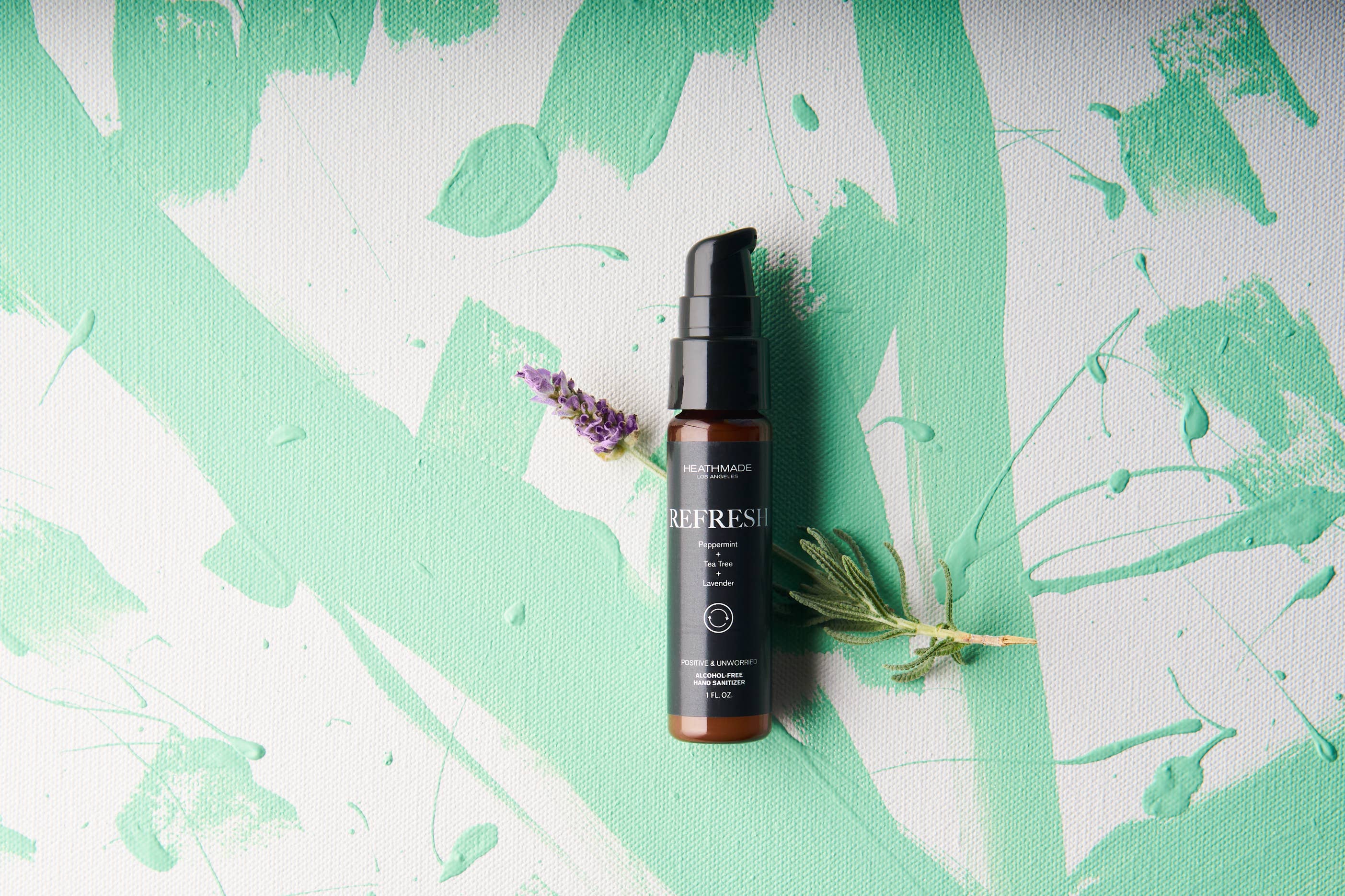 HEATHMADE - Wholesale Hand Sanitizer - Refresh Minty Holiday Hand Sanitizer - 1 oz