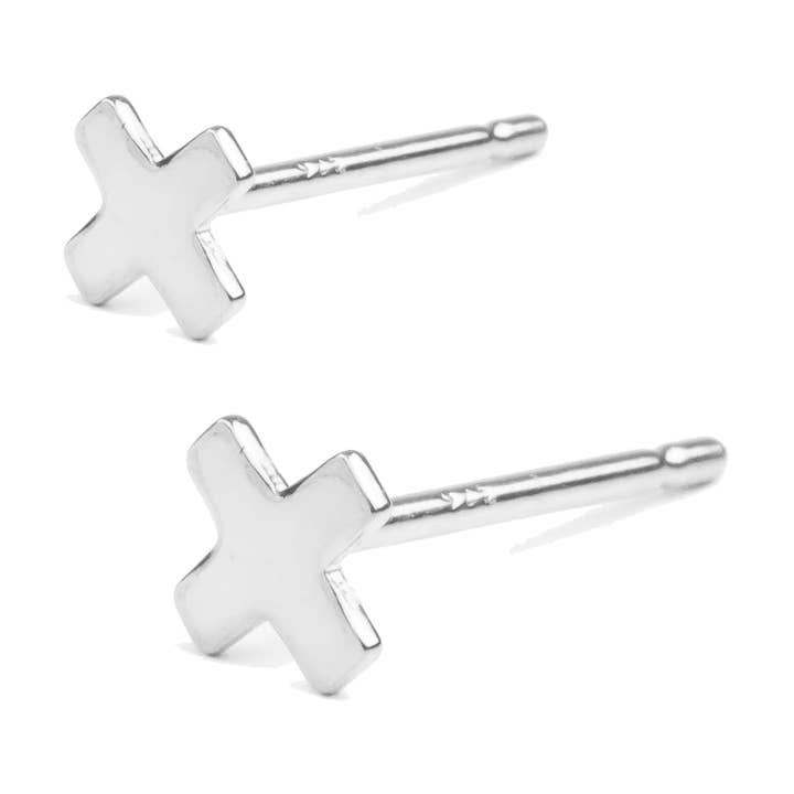 X Stud - Argento per la vendita all'ingrosso da parte di TSH Jewelry