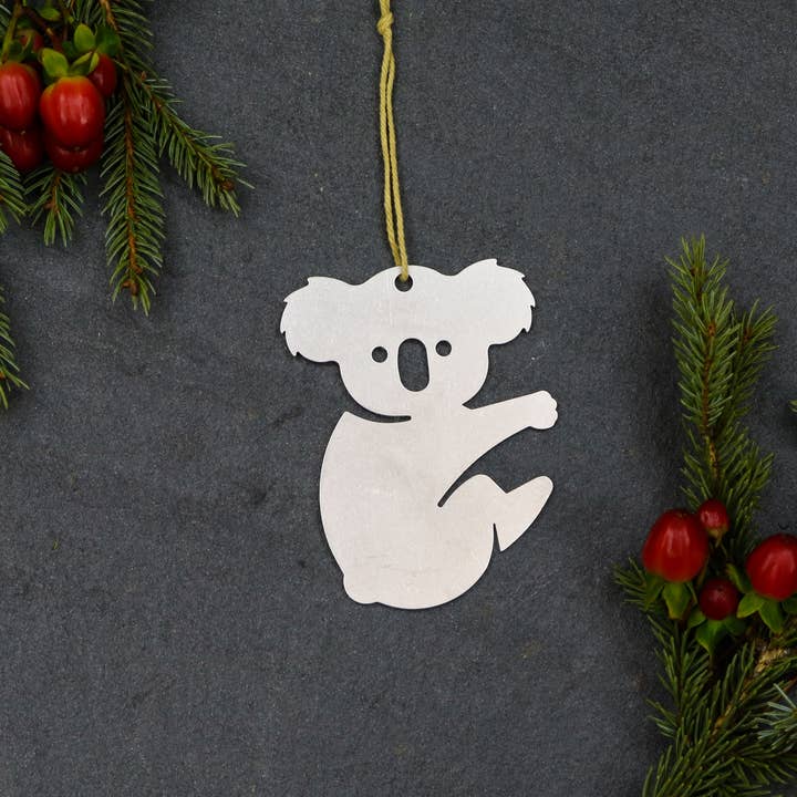 Iron Maid Art - Wholesale Ornament - Koala Australia Animal Metal Holiday Gift Christmas Ornament1